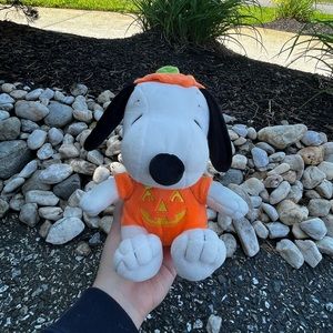 Peanuts Pumpkin Snoopy Plush